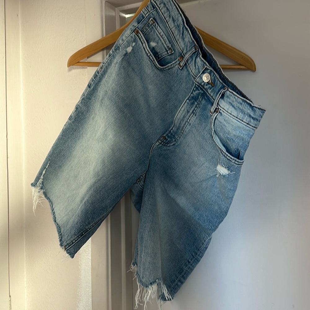 Express Bermuda denim shorts
